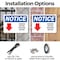 Signmission Choking Button Push Red Button, 14 in W x Rectangle, Plastic OS-2PACK-NS-P-1014-L-10592 - alternate 4